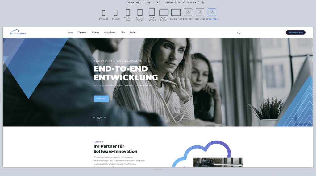 Desktop Responsive Design