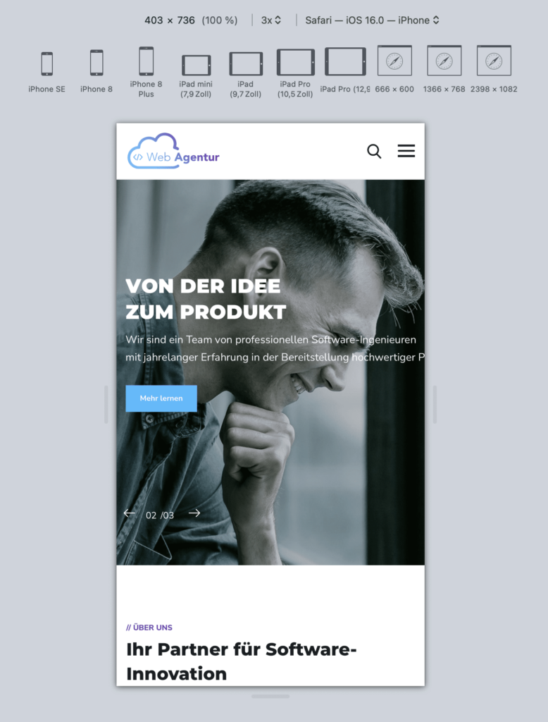 Mobile Responsive Design