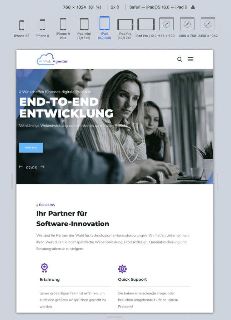 Tablet Responsive Design